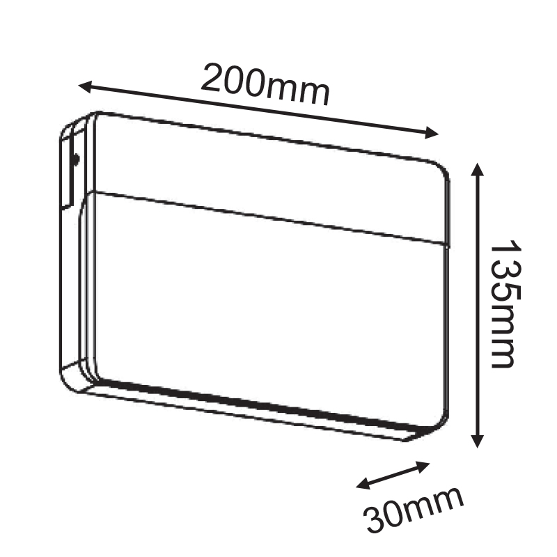 Απλίκα Led Εξωτερικού Χώρου Aca Yuta Lg1329G Φωτιστικά - Κήπου Spitishop