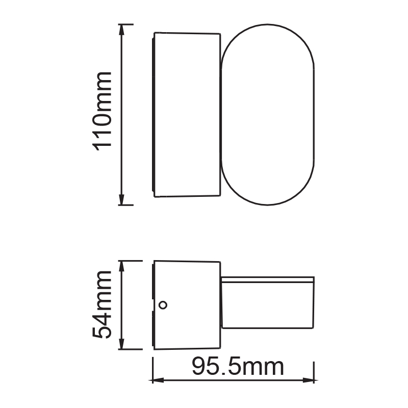 Απλίκα Led Εξωτερικού Χώρου Aca Vesc Lg1681G Φωτιστικά - Κήπου Spitishop