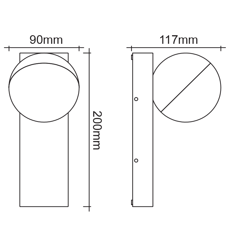 Απλίκα Led Εξωτερικού Χώρου Aca Dego Lg5891G Φωτιστικά - Κήπου Spitishop
