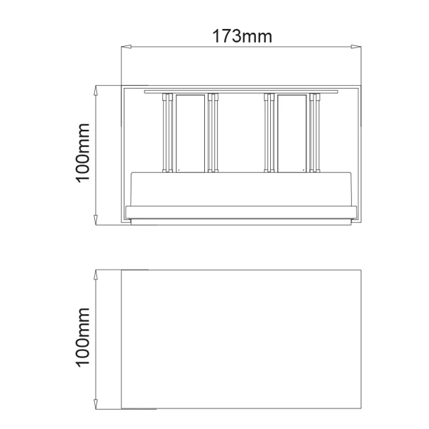 Απλίκα LED Εξωτερικού Χώρου Aca Santur-P LG0690G