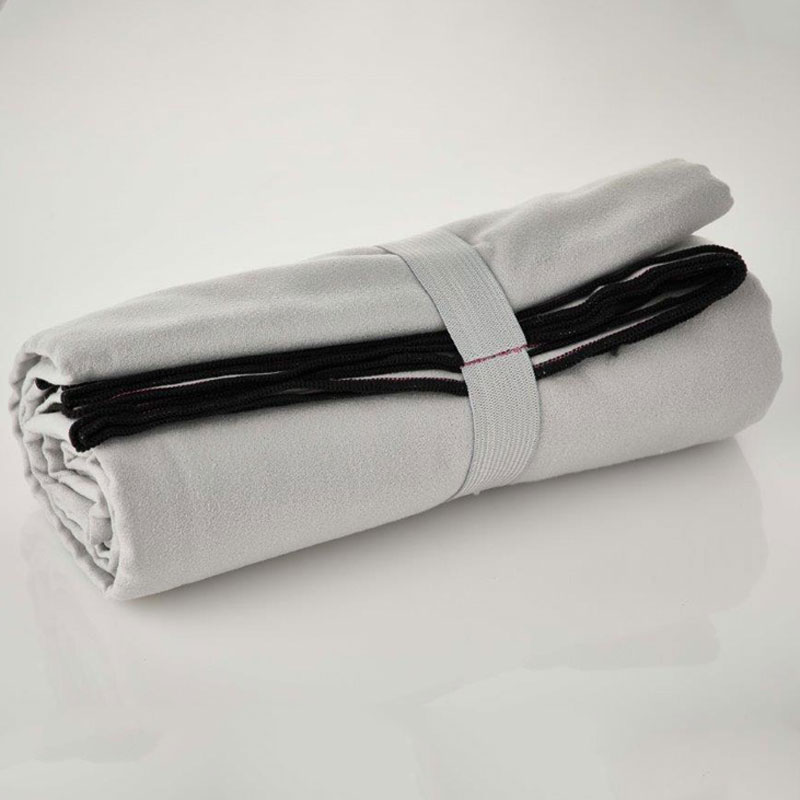 Πετσέτα Θαλάσσης Microfiber (90X160) Whitegg Grey S0102-2 Πετσέτες Ενηλίκων Spitishop