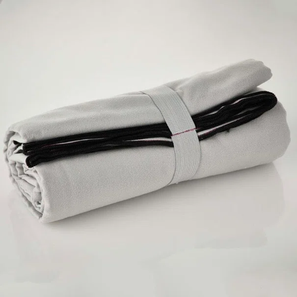 Πετσέτα Θαλάσσης Microfiber (90x160) Whitegg Grey S0102-2