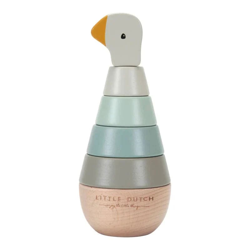Ξύλινη Πυραμίδα Στοίβαξης & Ισορροπίας Little Dutch Little Goose LD7073