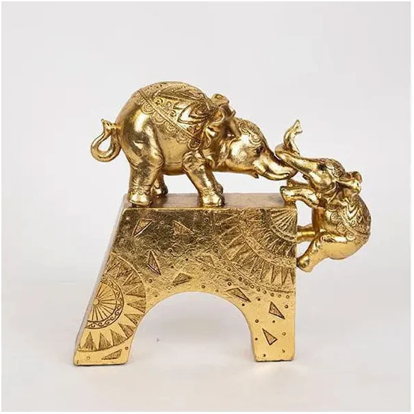 Διακοσμητική Φιγούρα Ελέφαντες (22.5x7x21.5) Estheti 752-11553