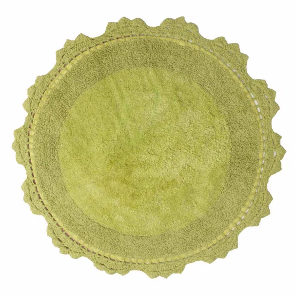 Πατάκι Μπάνιου (Φ60) Anna Riska Lace Green Apple
