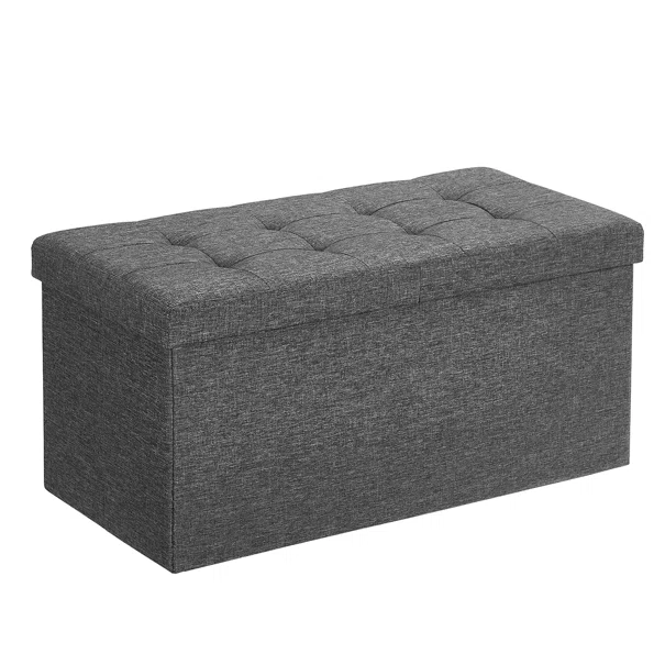 Ταμπουρέ Με Αποθηκευτικό Χώρο (76x38x38) Songmics LSF46GYZ