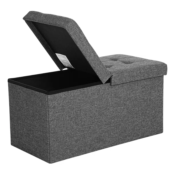 Ταμπουρέ Με Αποθηκευτικό Χώρο (76x38x38) Songmics LSF46GYZ