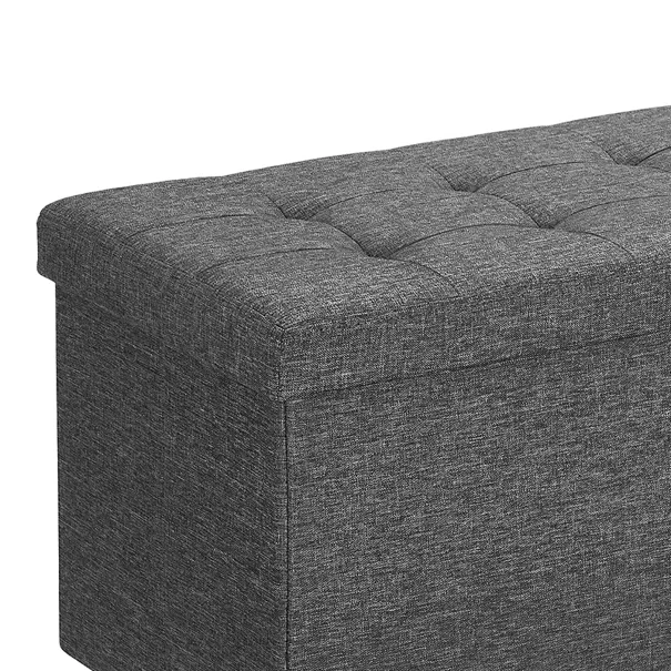 Ταμπουρέ Με Αποθηκευτικό Χώρο (76x38x38) Songmics LSF46GYZ
