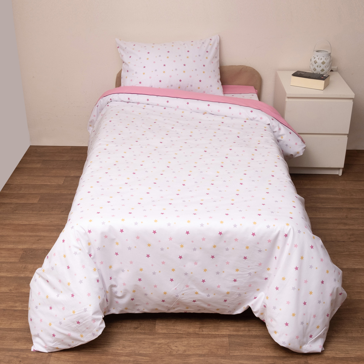 Παπλωματοθήκη Ημίδιπλη (Σετ 180x240) Viopros Kids Ίκαρος Ροζ