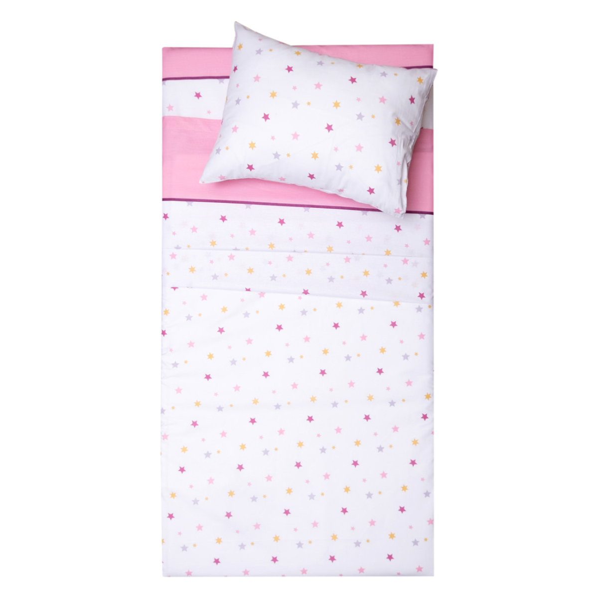Κουβερλί Μονό (Σετ 160X240) Viopros Kids Ίκαρος Ροζ Παιδικά Λευκά Είδη 'Υπνου για Κορίτσια Spitishop