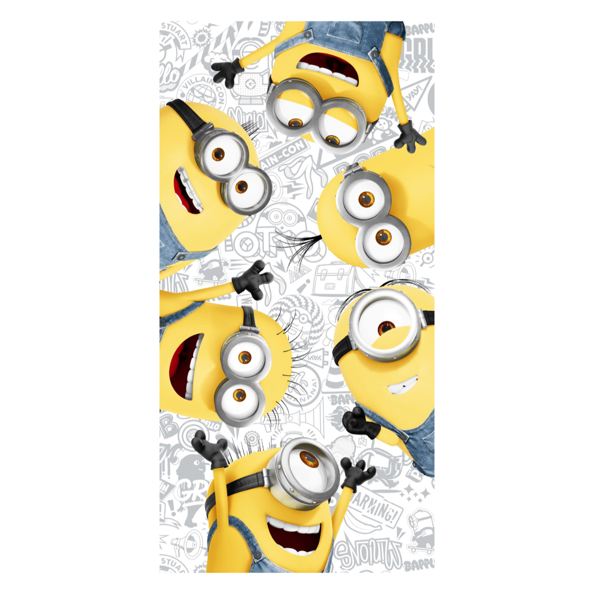 Παιδική Πετσέτα Θαλάσσης (70x140) Viopros Minions 47 320gsm