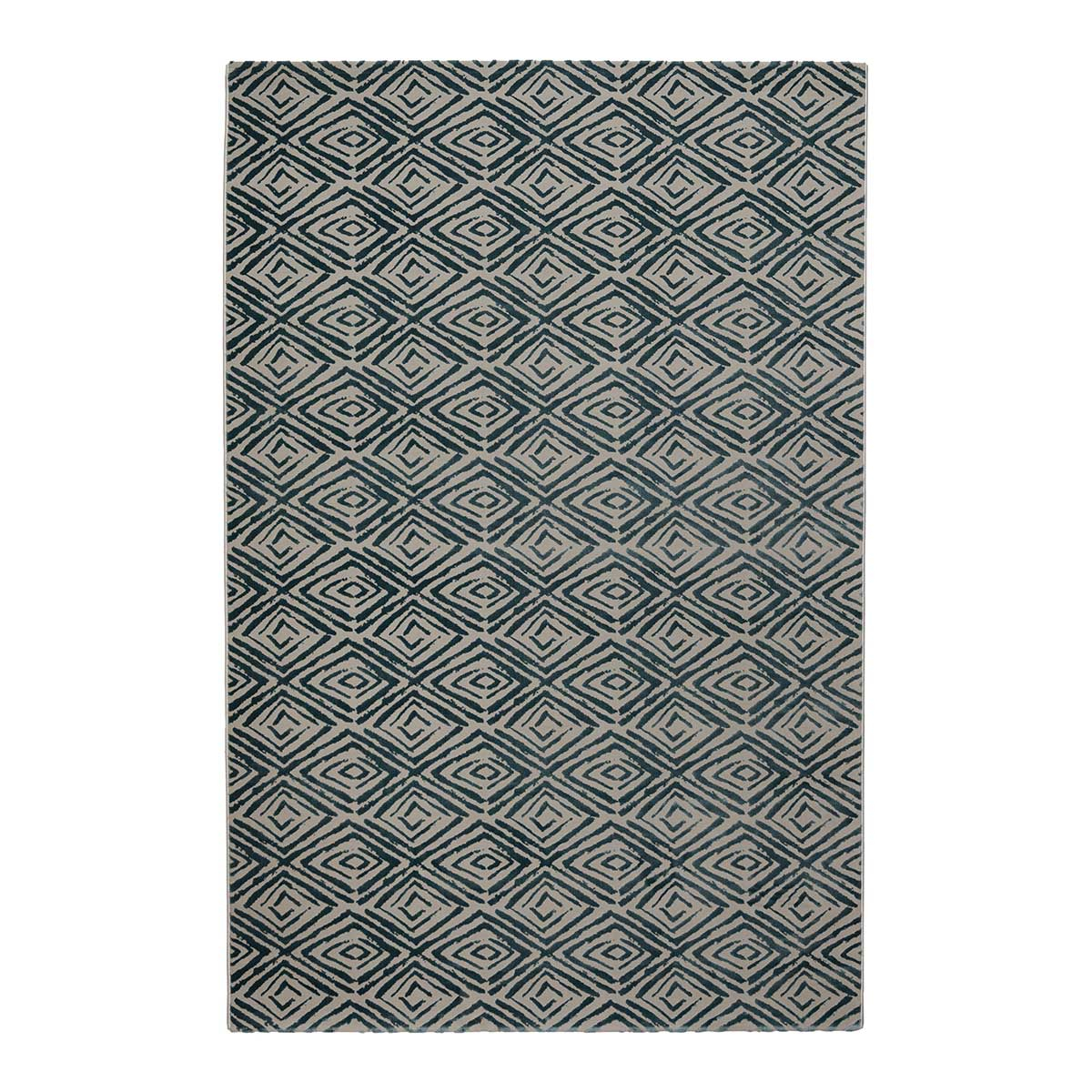 Χαλί (133x190) Βιοκαρπέτ Cezar 16614/U01 Blue
