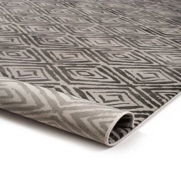 Χαλί (133x190) Βιοκαρπέτ Cezar 16614/G04 Grey