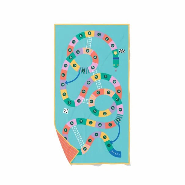 Παιδική Πετσέτα Θαλάσσης Microfiber 2 Όψεων (100x180) Quut QU174844