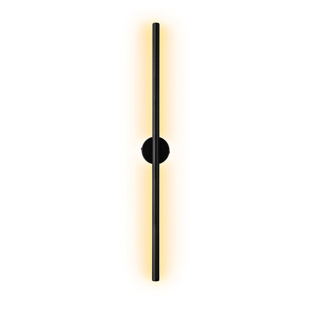 Απλίκα Τοίχου LED Heronia Line Black 01-0425