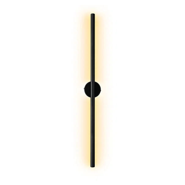 Απλίκα Τοίχου LED Heronia Line Black 01-0425
