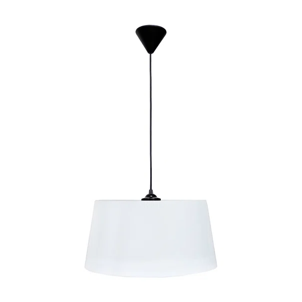 Φωτιστικό Οροφής Μονόφωτο Heronia Drum Black/White 35-0079