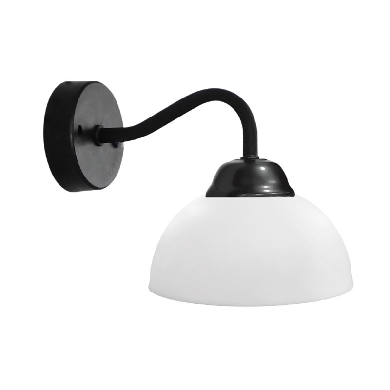 Απλίκα Τοίχου Heronia Sfera Black/White 31-1357