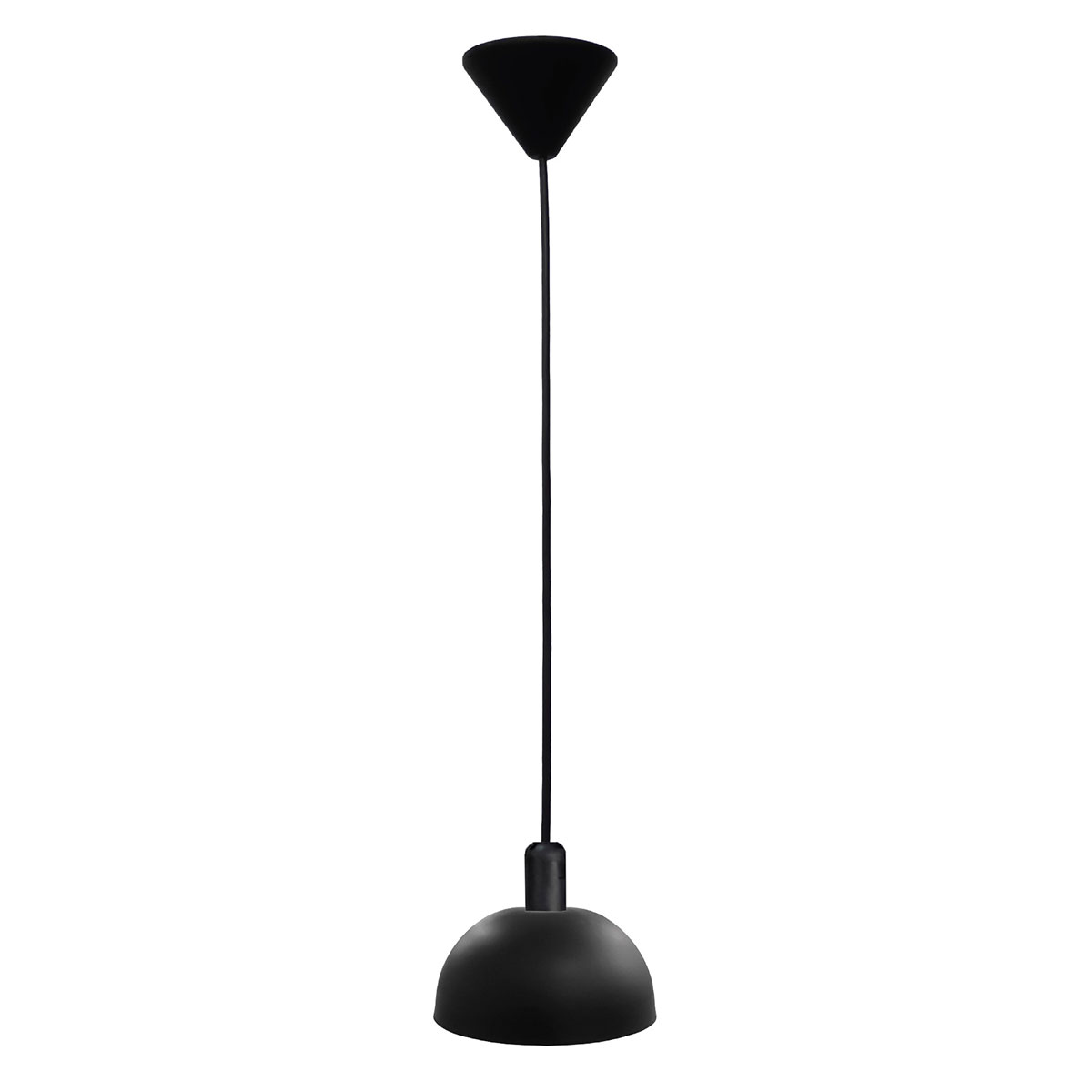 Φωτιστικό Οροφής Μονόφωτο Heronia Sfera Black 35-0088