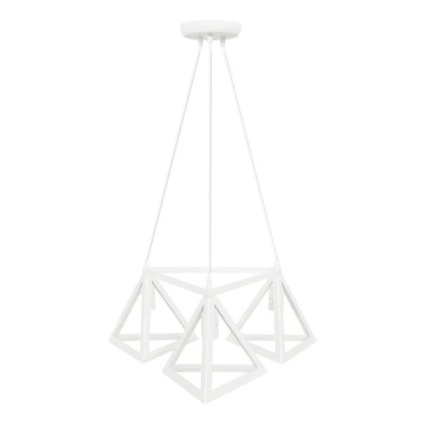Φωτιστικό Οροφής Τρίφωτο Heronia Giza White 35-0100