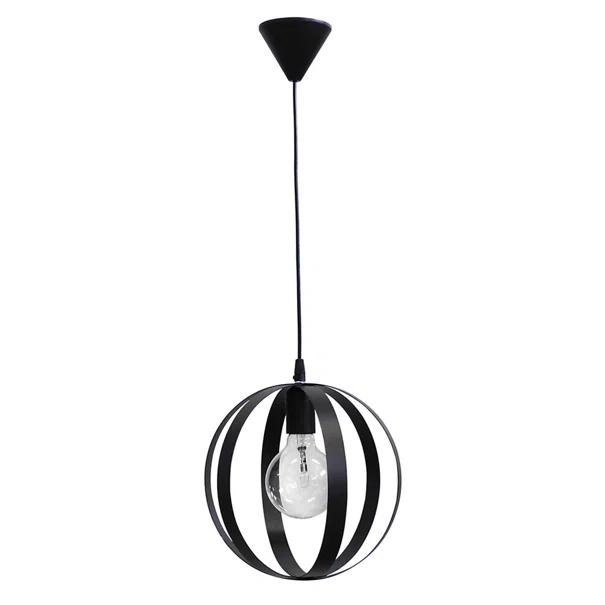Φωτιστικό Οροφής Μονόφωτο Heronia Lama Black 34-0068