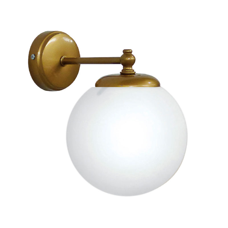 Απλίκα Τοίχου Heronia Tail Gold/White 02-0465
