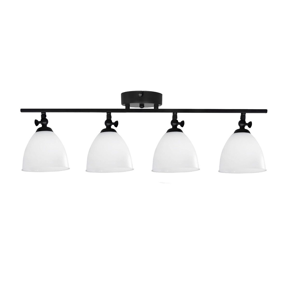 Σποτ Πολύφωτο Heronia Ovo Black/White 34-0355