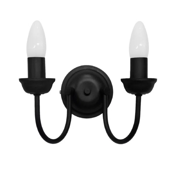 Απλίκα Τοίχου Heronia S-11 Black 01-0368