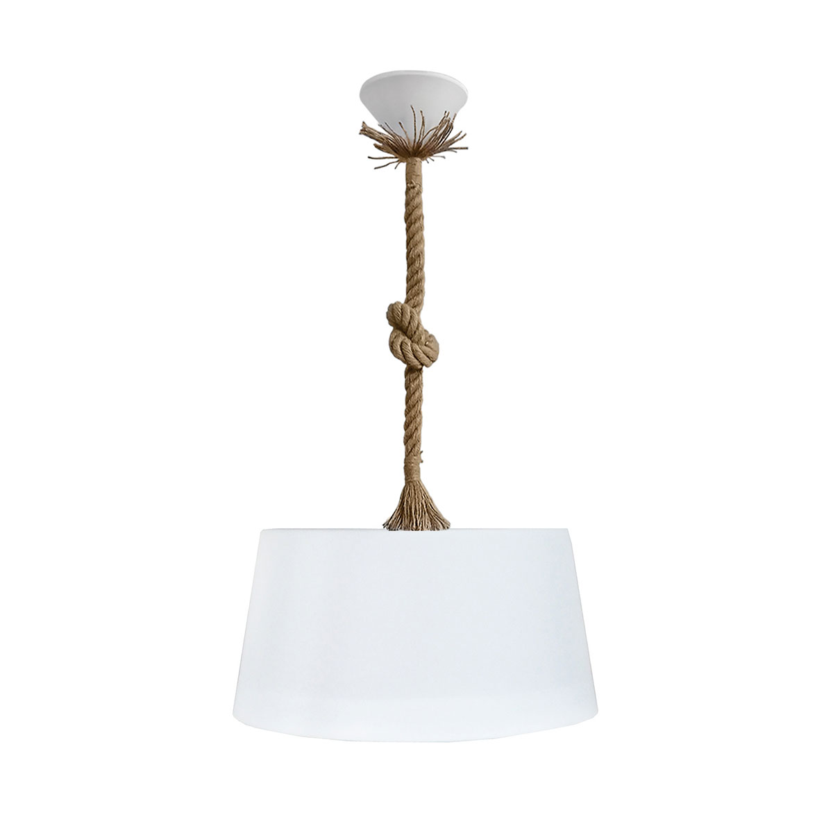 Φωτιστικό Οροφής Μονόφωτο Heronia Rope White 31-1351