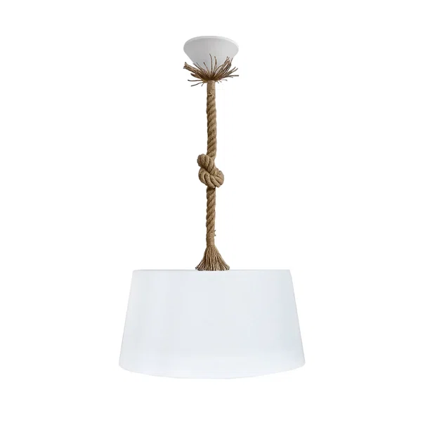 Φωτιστικό Οροφής Μονόφωτο Heronia Rope White 31-1351