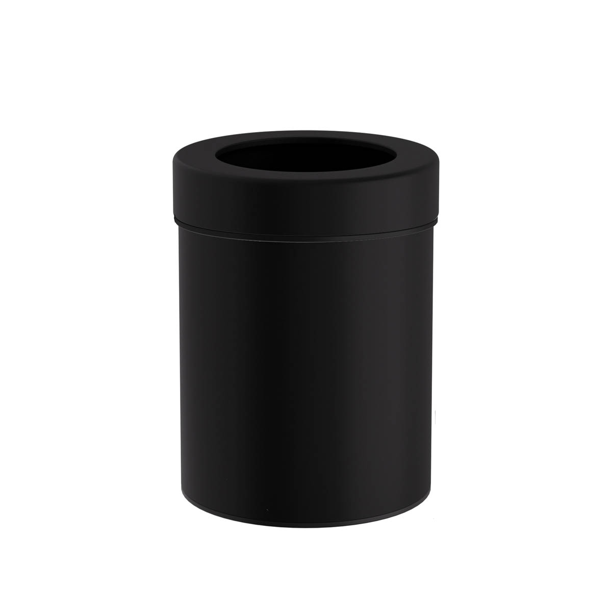 Καλάθι Απορριμμάτων (Φ21x28) Pam & Co 5lt 2128 Black Matt