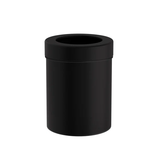 Καλάθι Απορριμμάτων (Φ21x28) Pam & Co 5lt 2128 Black Matt