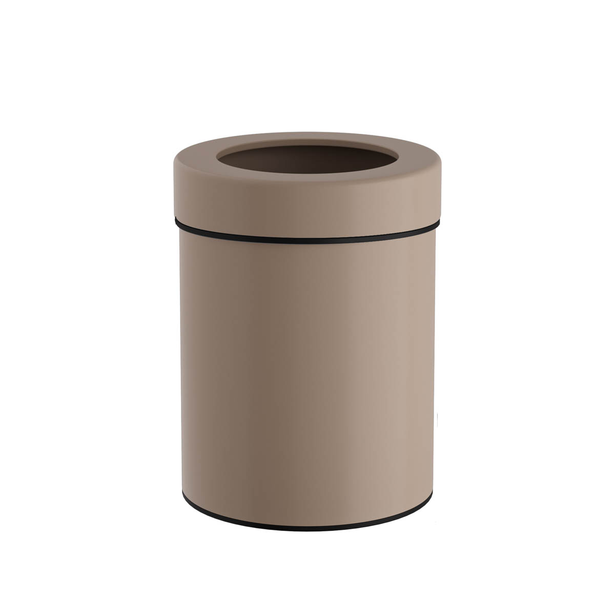 Καλάθι Απορριμμάτων (Φ21x28) Pam & Co 5lt 2128 Beige Matt