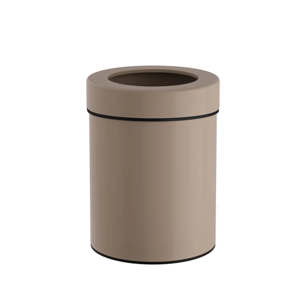 Καλάθι Απορριμμάτων (Φ21x28) Pam & Co 5lt 2128 Beige Matt