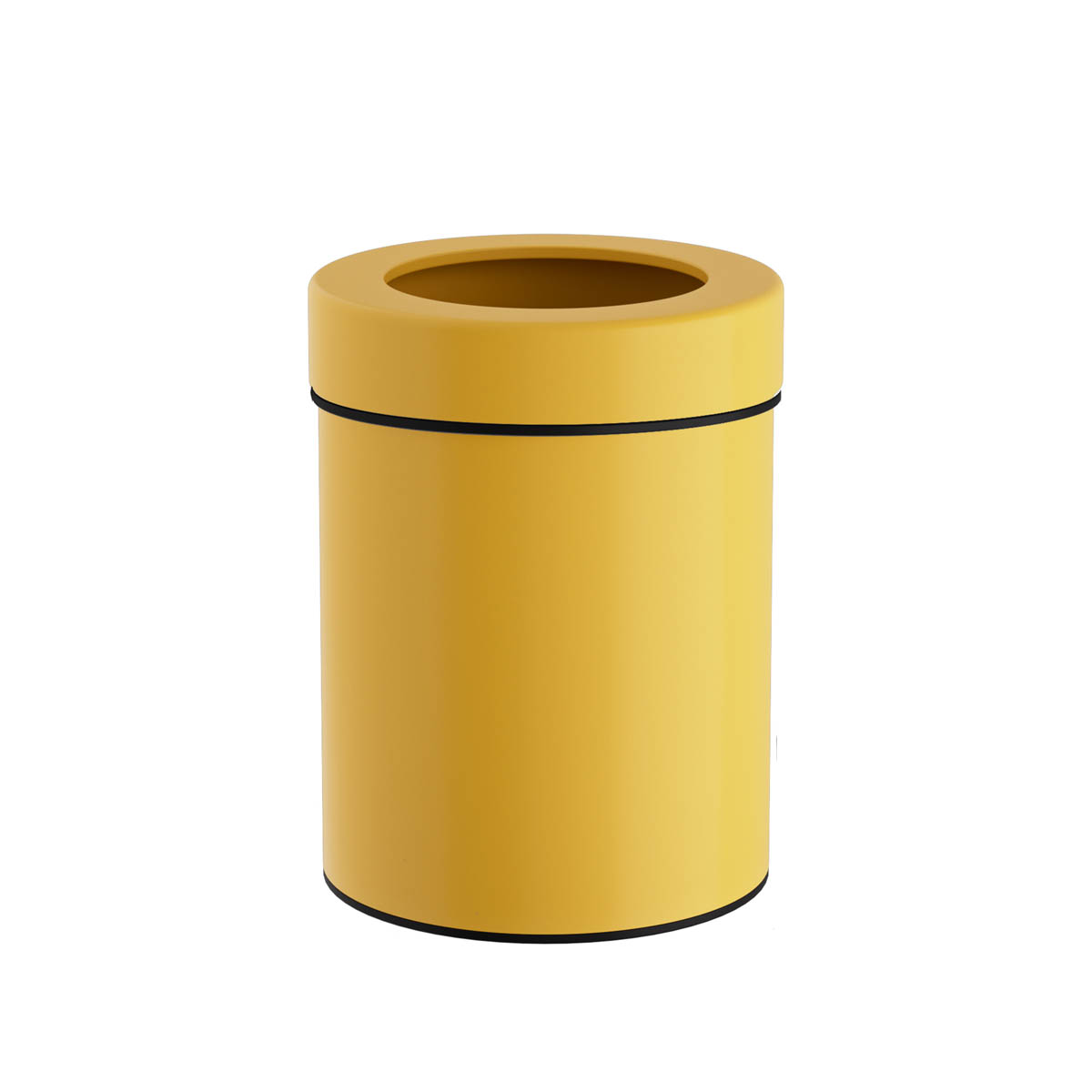 Καλάθι Απορριμμάτων (Φ21x28) Pam & Co 5lt 2128 Yellow