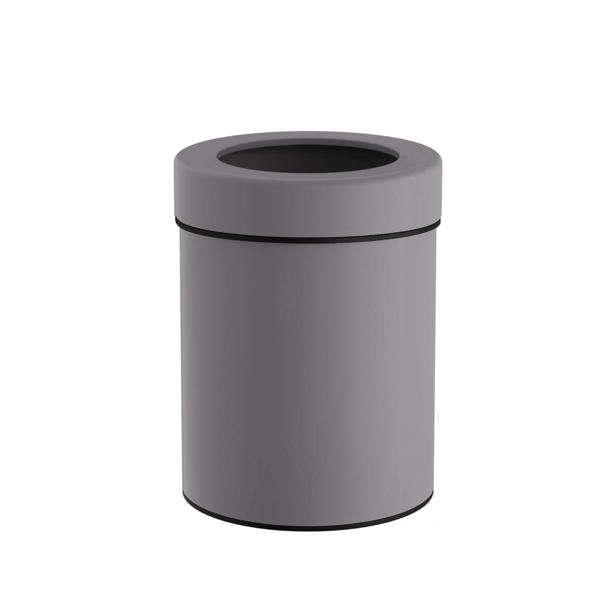 Καλάθι Απορριμμάτων (Φ21x28) Pam & Co 5lt 2128 Concrete Grey Matt