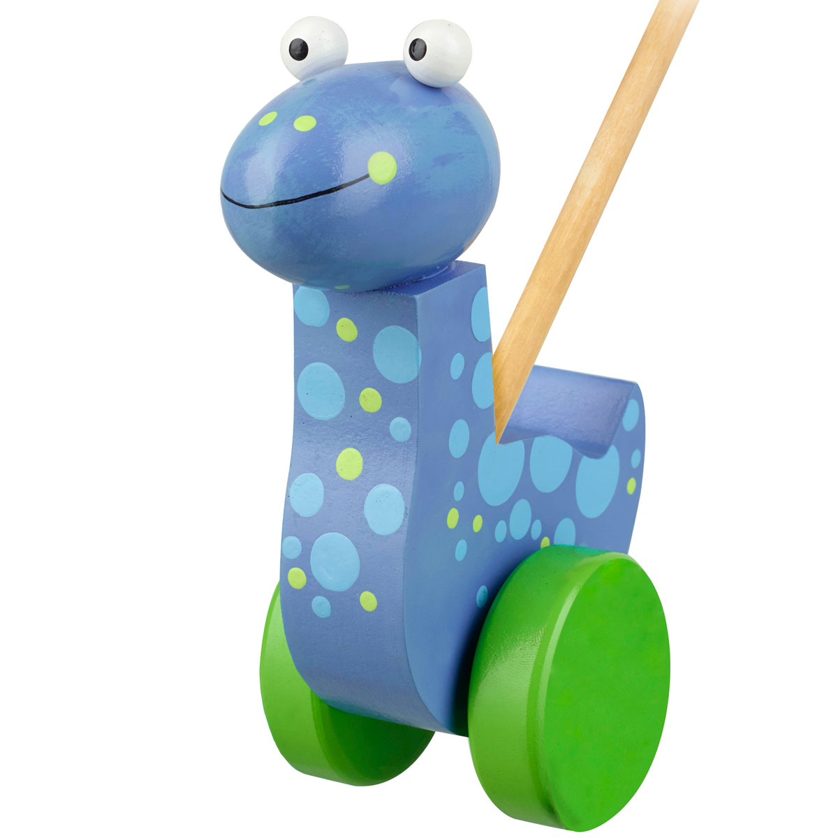 Ξύλινο Παιχνίδι Τρεχαλίτσα Orange Tree Toys Diplodocus 60-02441 Παιχνίδια Βρεφικά για Μωρά 12 - 18 Μηνών Spitishop