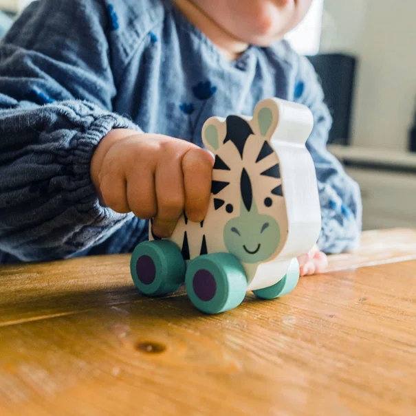 Ξύλινο Παιχνίδι Τρεχαλίτσα Orange Tree Toys Zebra 60-07924