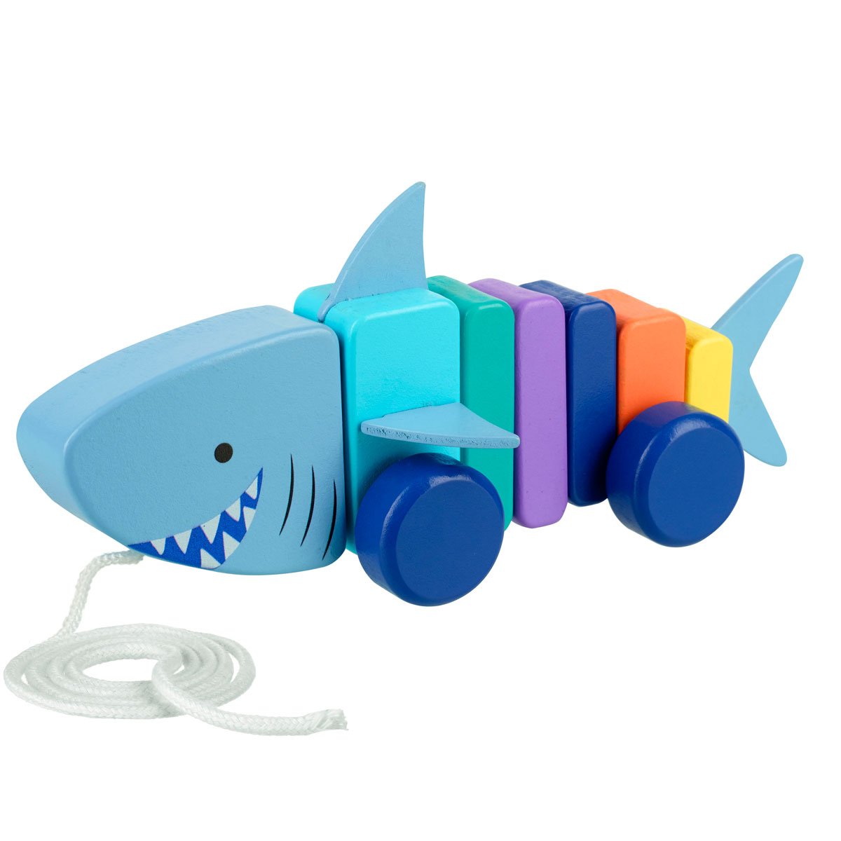 Ξύλινο Παιχνίδι Τρεχαλίτσα Orange Tree Toys Shark 60-09001