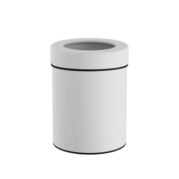 Καλάθι Απορριμμάτων (Φ21x28) Pam & Co 5lt 2128 White Matt
