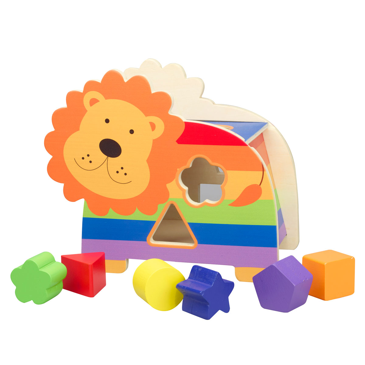 Ξύλινο Παιχνίδι Αντιστοίχισης Orange Tree Toys Lion 60-13257 Παιχνίδια Βρεφικά για Μωρά 12 - 18 Μηνών Spitishop
