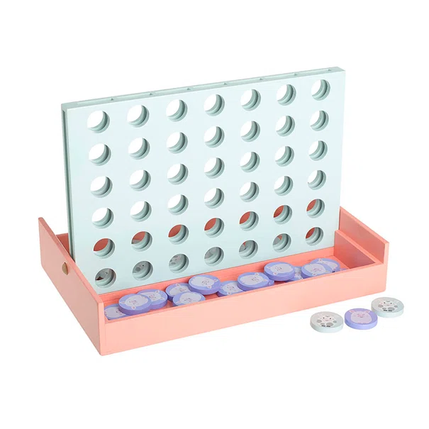 Ξύλινο Επιτραπέζιο Παιχνίδι Orange Tree Toys 4 Στην Σειρά 60-26672