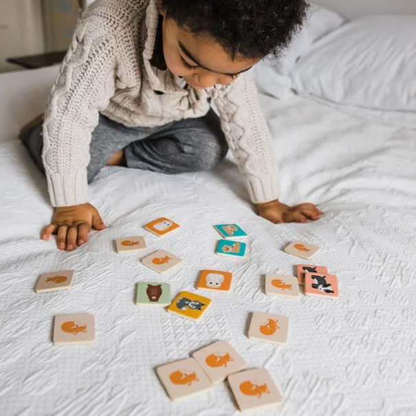 Ξύλινο Παιχνίδι Μνήμης Orange Tree Toys Woodland 60-25255