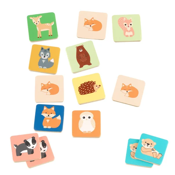 Ξύλινο Παιχνίδι Μνήμης Orange Tree Toys Woodland 60-25255