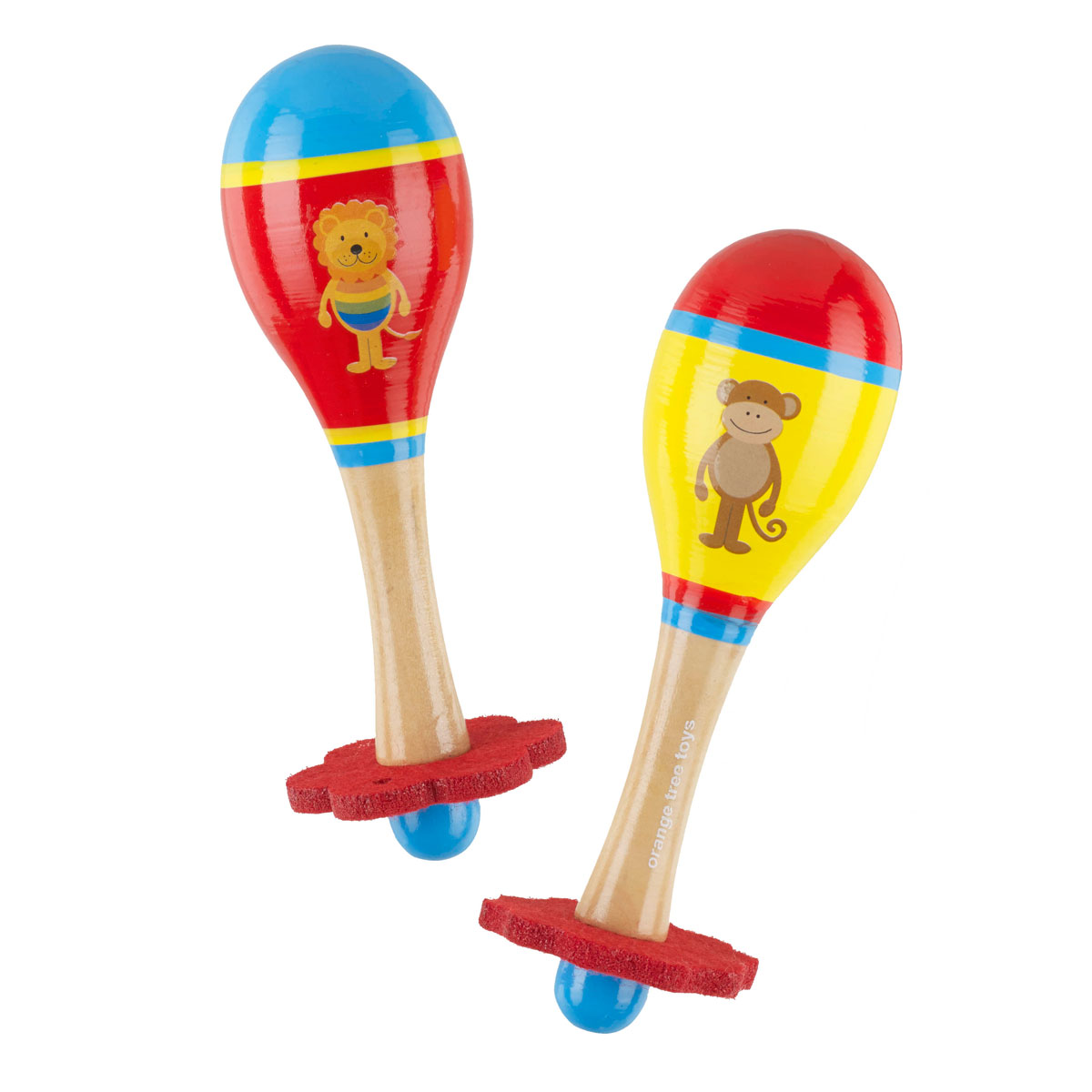 Ξύλινο Παιχνίδι Μαράκες Orange Tree Toys Lion Monkey 60-14519 Παιχνίδια Βρεφικά για Μωρά 12 - 18 Μηνών Spitishop