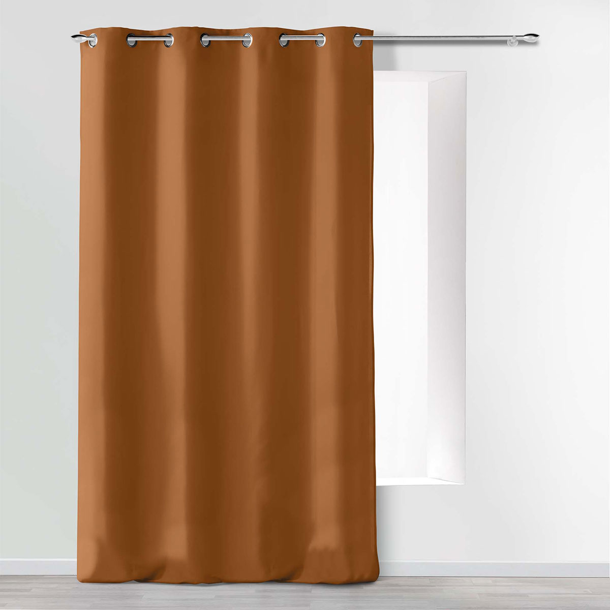 Κουρτίνα (140x280) Με Τρουκς L-C Absolu Camel Brown 1612593