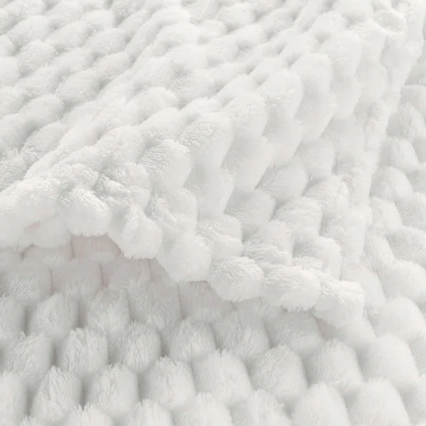 Κουβέρτα Καναπέ Fleece (125x150) L-C Mini Frosty Naturel 1612814