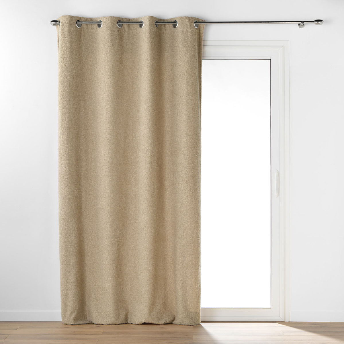 Κουρτίνα Μπουκλέ (140x240) Με Τρουκς L-C Wooly Beige 1612082