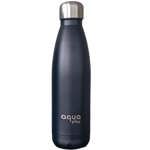 Μπουκάλι Θερμός 500ml Aqua Play Black 64-03