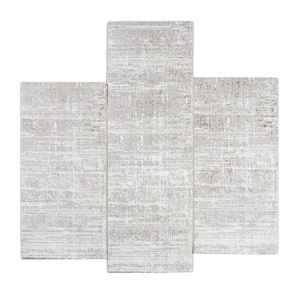 Χαλιά Κρεβατοκάμαρας (Σετ 3τμχ) Polcarpet Monaco Moma HL 436 Cream